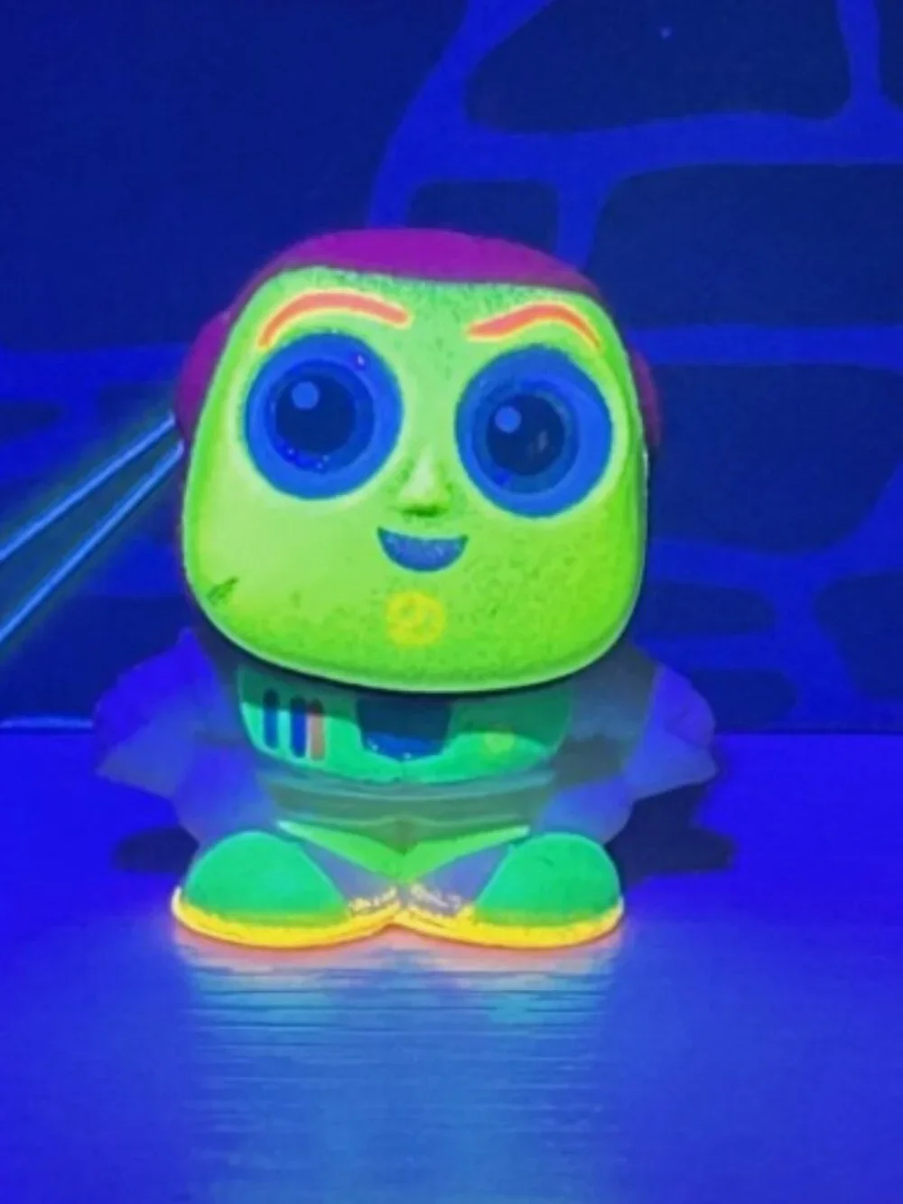 RARE Neon Glow Peek Buzz Lightyear Toy Story Disney Doorables